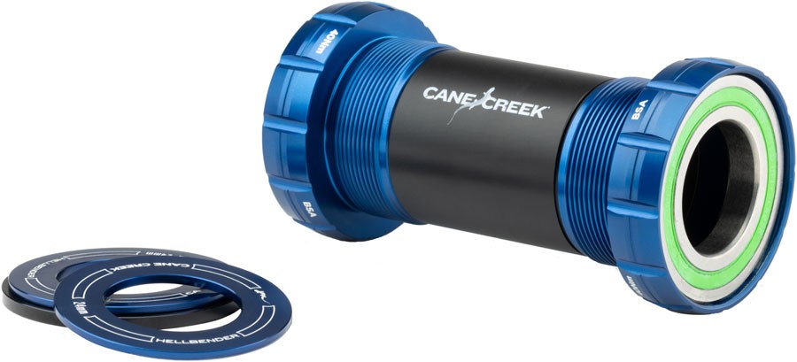 Cane Creek Hellbender 70 Bottom Bracket - English, for 24mm Spindle, Blue 1