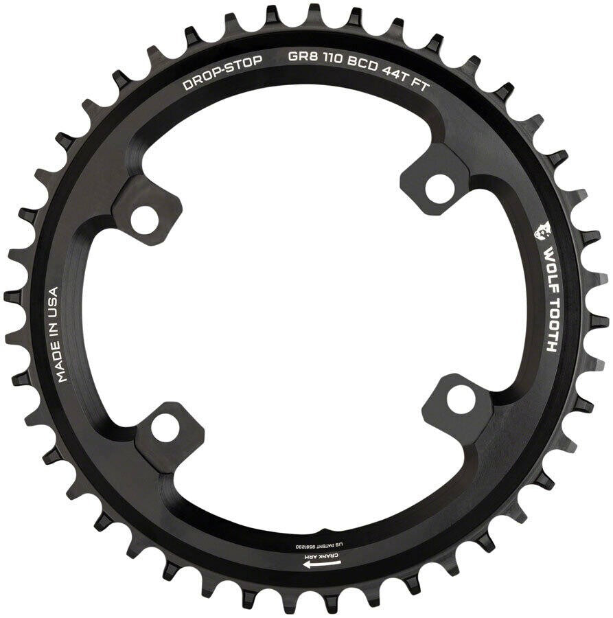 Wolf Tooth Shimano 110 Asymmetric BCD Chainring - 46t 110 Asymmetric BCD 1
