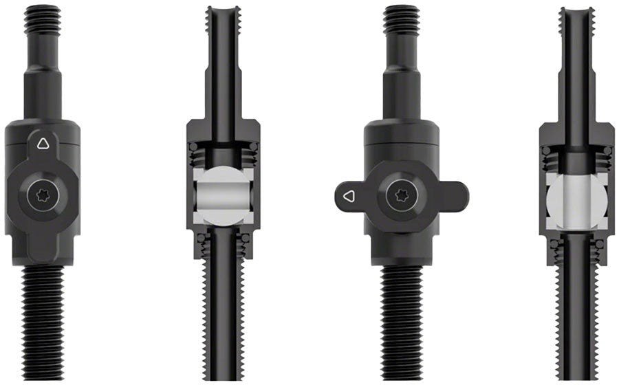 Muc-Off Big Bore Lite Tubeless Valve Stems Small 30mm Black Presta Valve 2