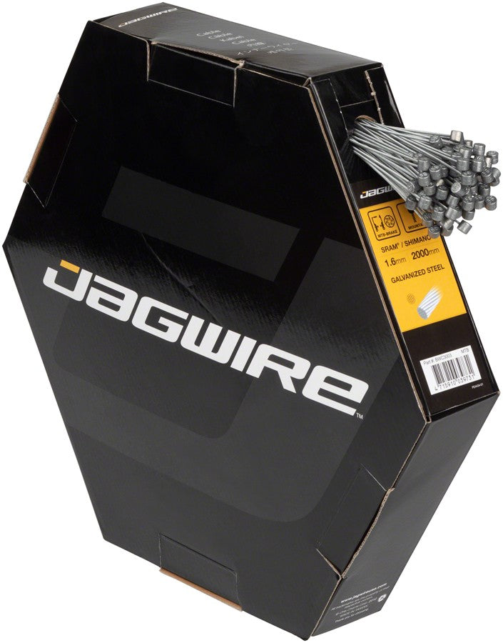 Premium Galvanized Jagwire MTB Brake & Shift Cable Bundle Durable, 3
