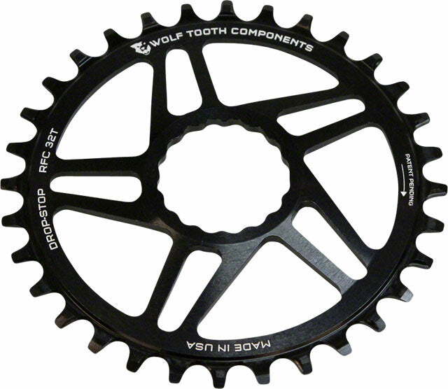 Wolf Tooth Components Drop-Stop Chainring 32T Direct Mount for RaceFace 1