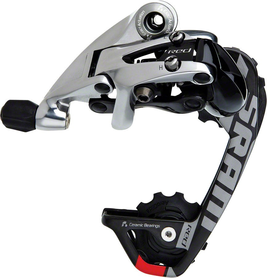 SRAM Red WiFli Rear Derailleur - 10 Speed, Medium Cage, Black/Silver 1