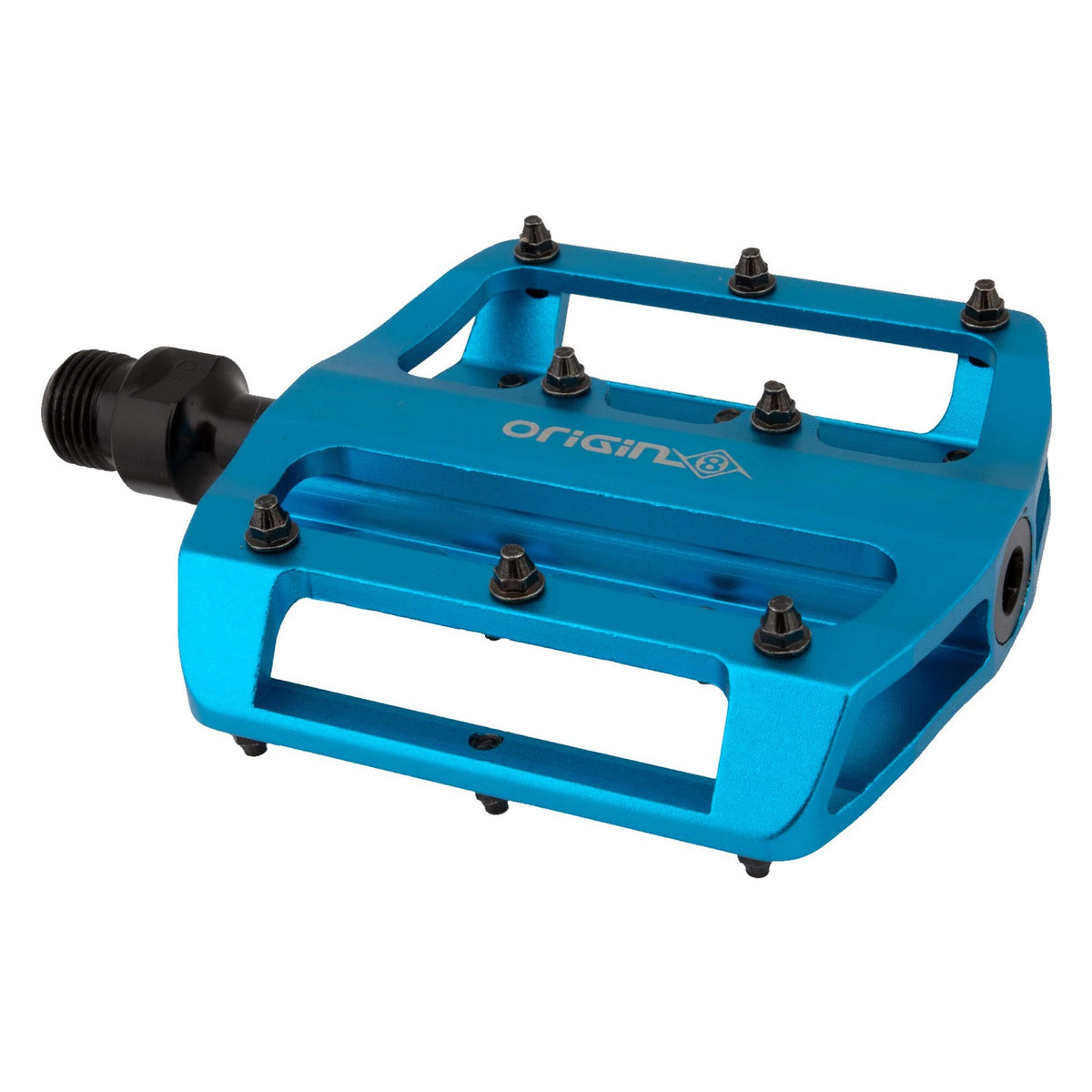 Origin8 Rascal XS Platform Pedals, 9/16", Blue 1