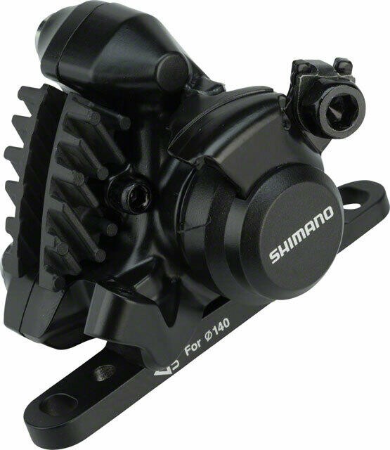 Shimano RS305 Road Disc Brake Caliper with Resin Pads with Fins Flat- Mount 1