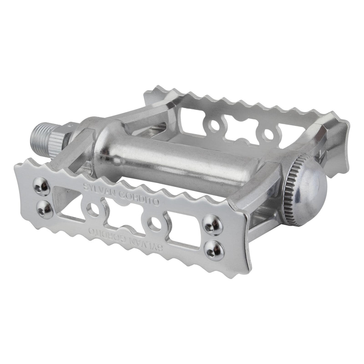 MKS Japan Sylvan Gordito Pedals 9/16" Silver Alloy - Crust Bikes Collaboration 1
