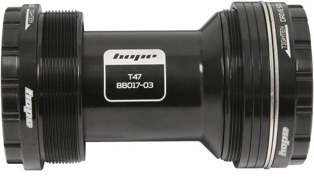 Hope T47 Bottom Bracket 68/73mm For 30mm Spindle Stainless Black 1
