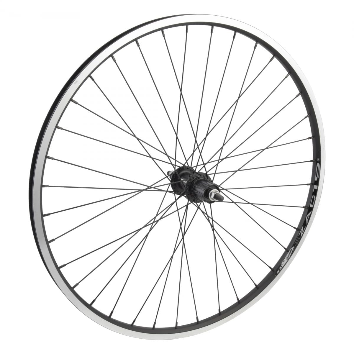 Weinmann Zac19 Rear 26" Wheel Black Rim Brake 36H Shimano Hub 8-11 Speed 135mm 1