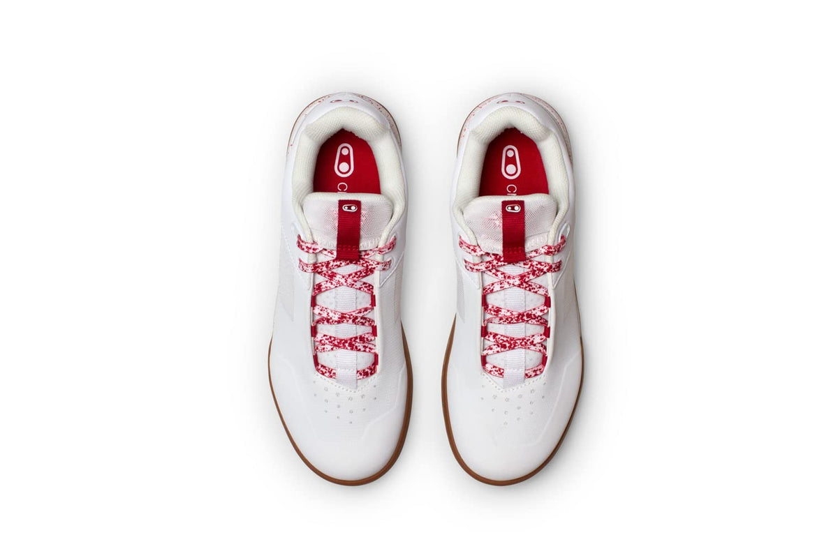 Crank Brothers Mountain Shoes STAMP LACE WHITE / RED - GUM OUTSOLE SPLATTER 12.0 6