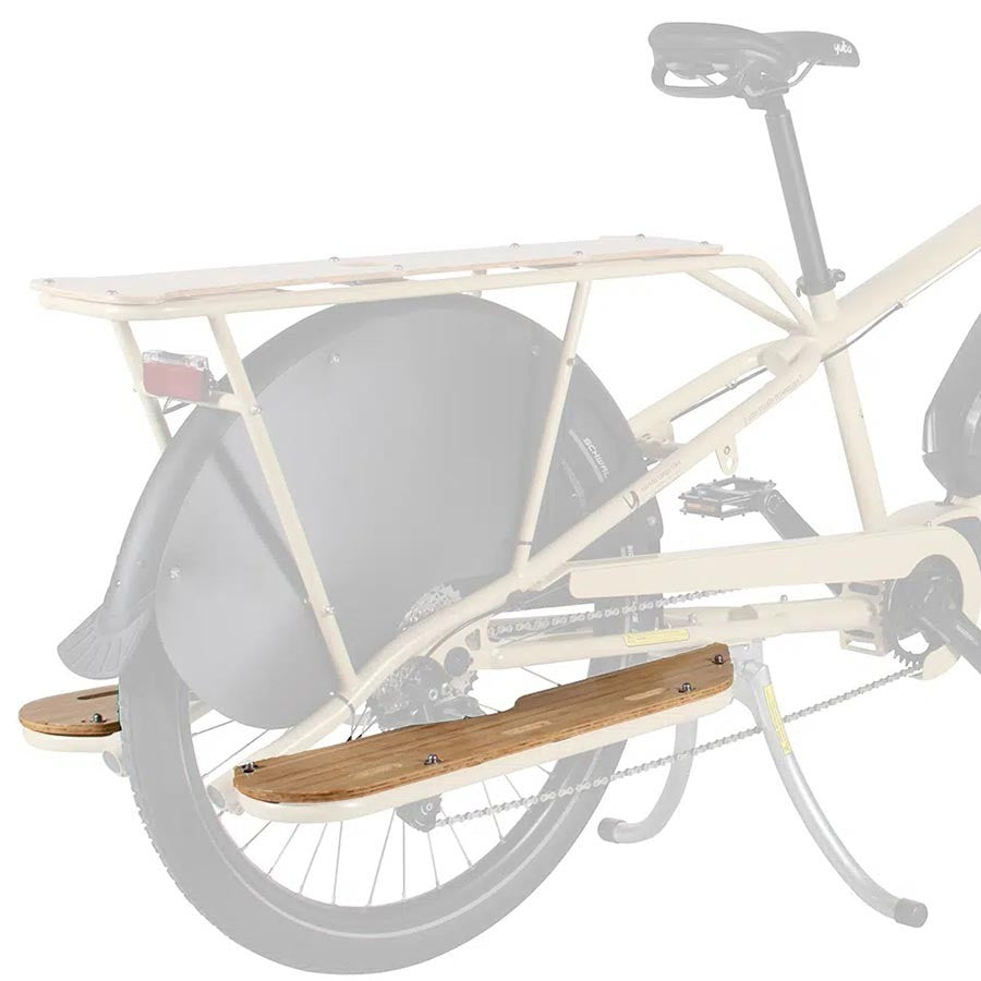 Bamboo Sideboards and Cargo Support for Mundo V3, V4, V5 Electric Bikes 1