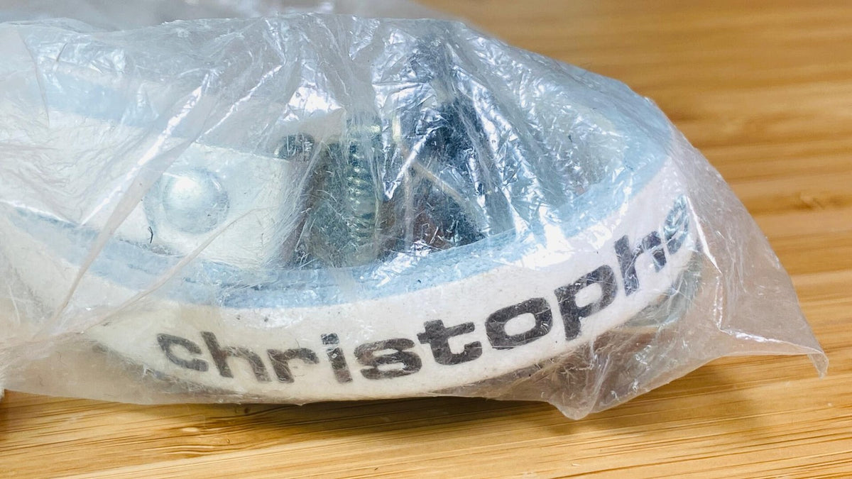 NOS KING CAGE Steel Single Strap Toe Clips w/ Christophe Straps - Size Small 9