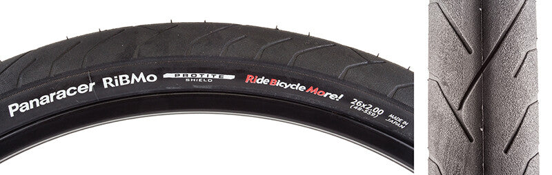 Panaracer RiBMo ProTite Tire 26x2.0" Black Folding Bead MTB Tour Hybrid Bike 26" 1