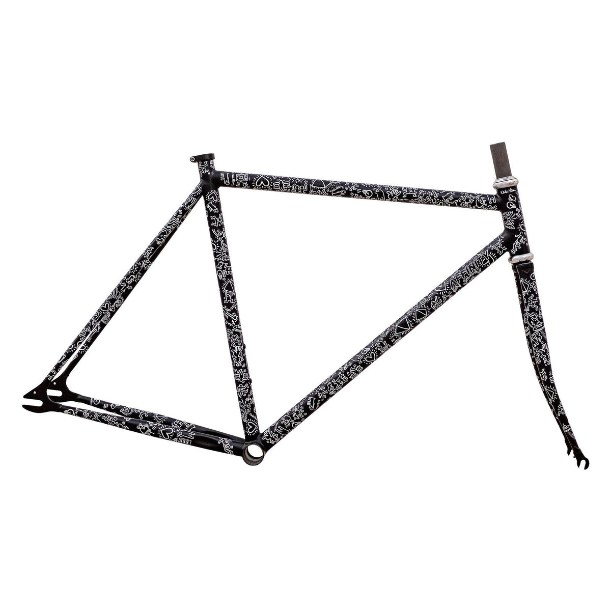 Affinity Track Frameset Metropolitan Keith Haring Black/White XL w/Fork 1
