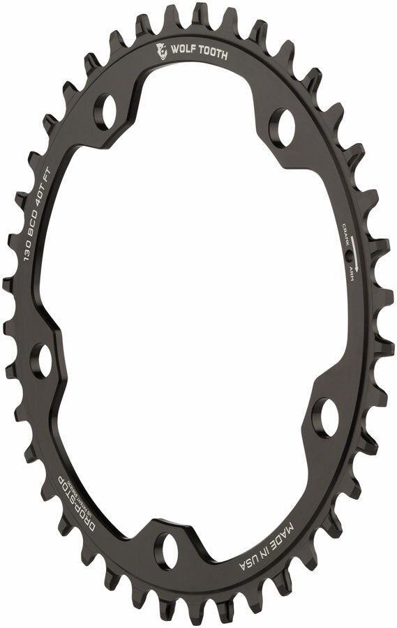 Wolf Tooth Components 130 BCD Road and Cyclocross Chainring - 38t 5-Bolt 1