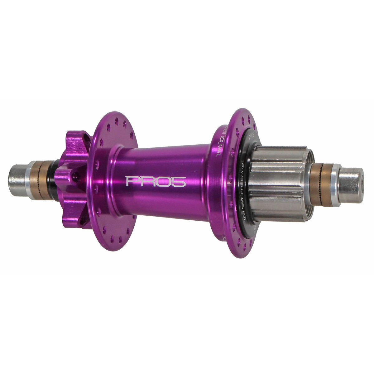 Hope Pro5 Singlespeed Disc Rear Hub 135x32h 6-Bolt Purple 1