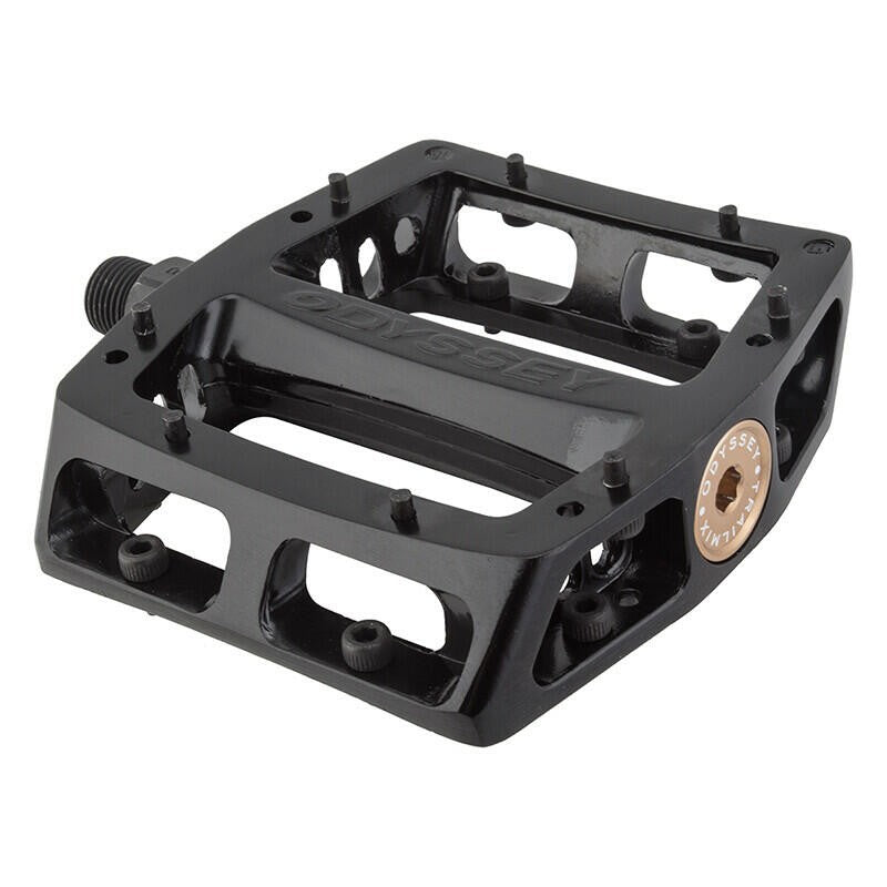 Odyssey Trailmix Pedals - Platform Aluminum 9/16 Black 1