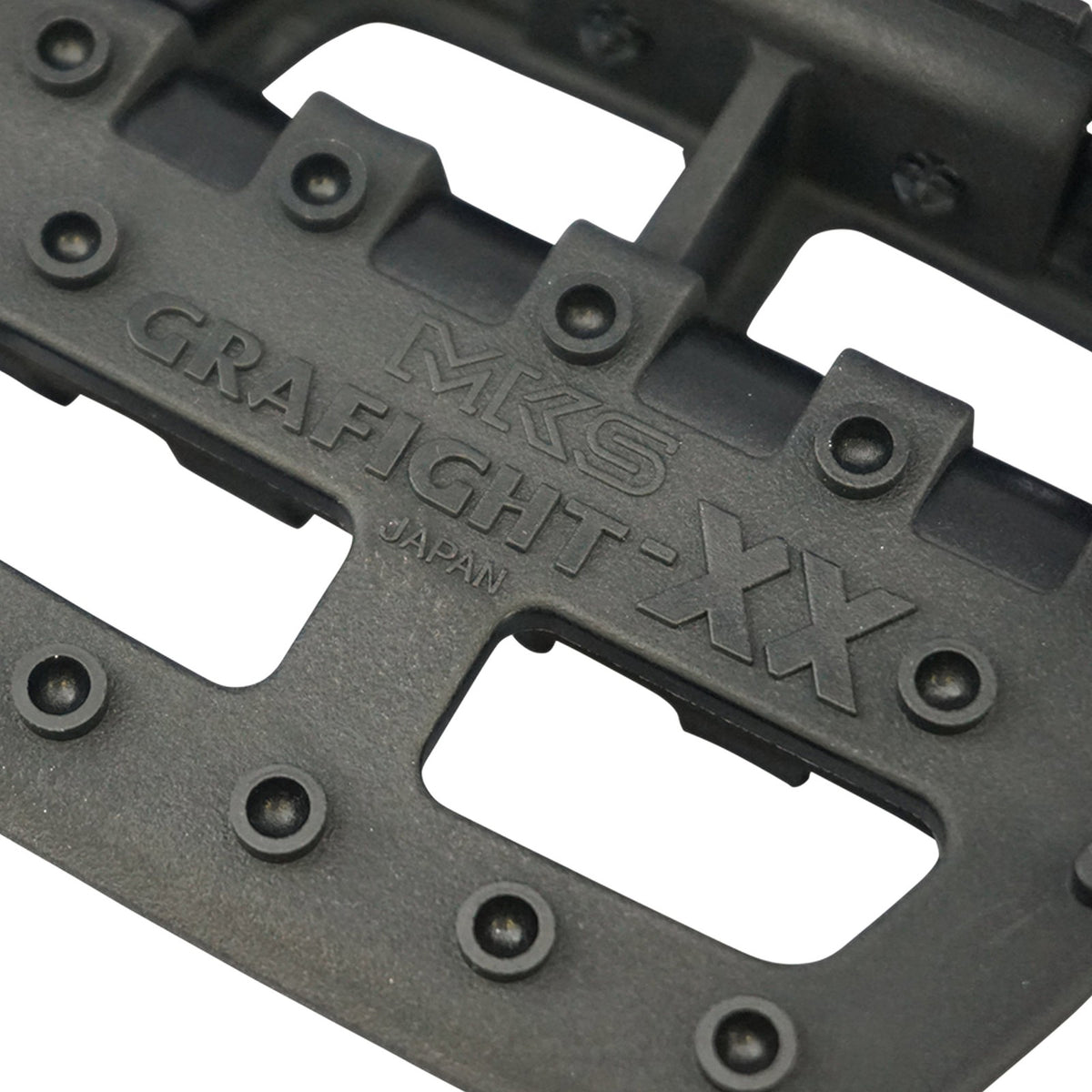 MKS Grafight-XX Platform Pedals, 1/2", Black 4