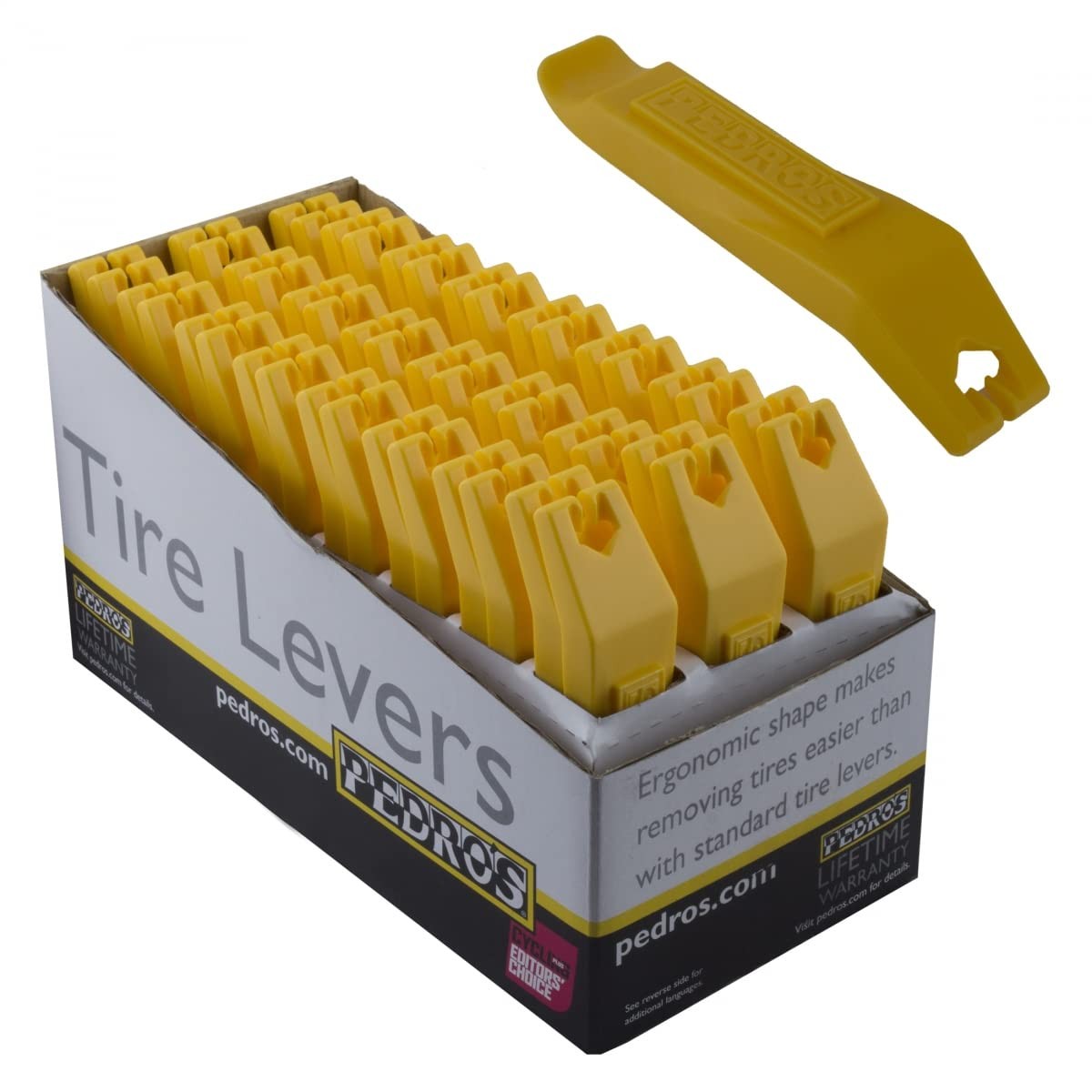 Pedro's Bicycle Tire Levers - 24-Pack (Yellow) 1