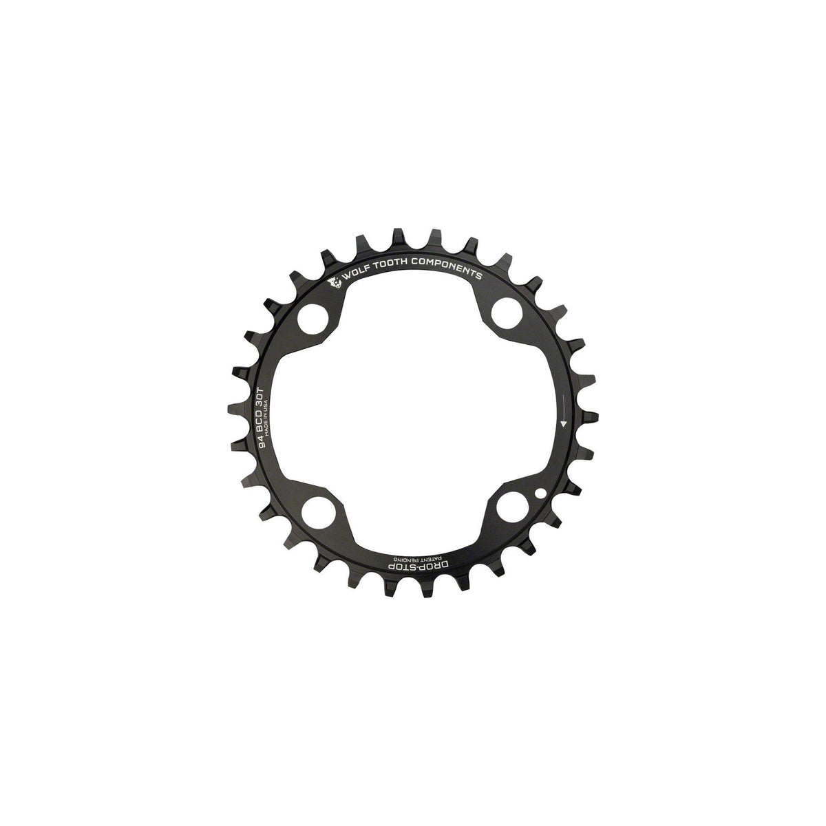 Wolf Tooth Components Drop-Stop Chainring: 32T x 94 4-Bolt 1