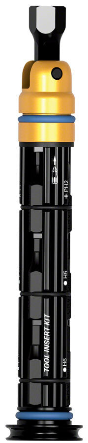 Lezyne Tool Insert Kit Large Black 11 pc Multi-Tool - stash inside handlebar 2
