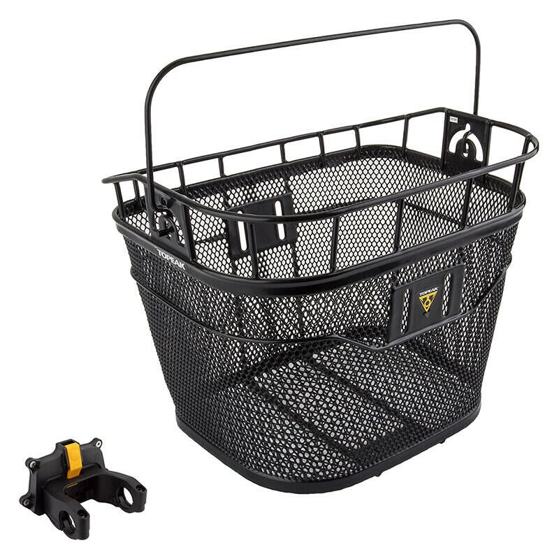 Topeak 3e Handlebar Basket Basket Hbar W/fixer 3e 13x10x10 E-bike Compatible 1