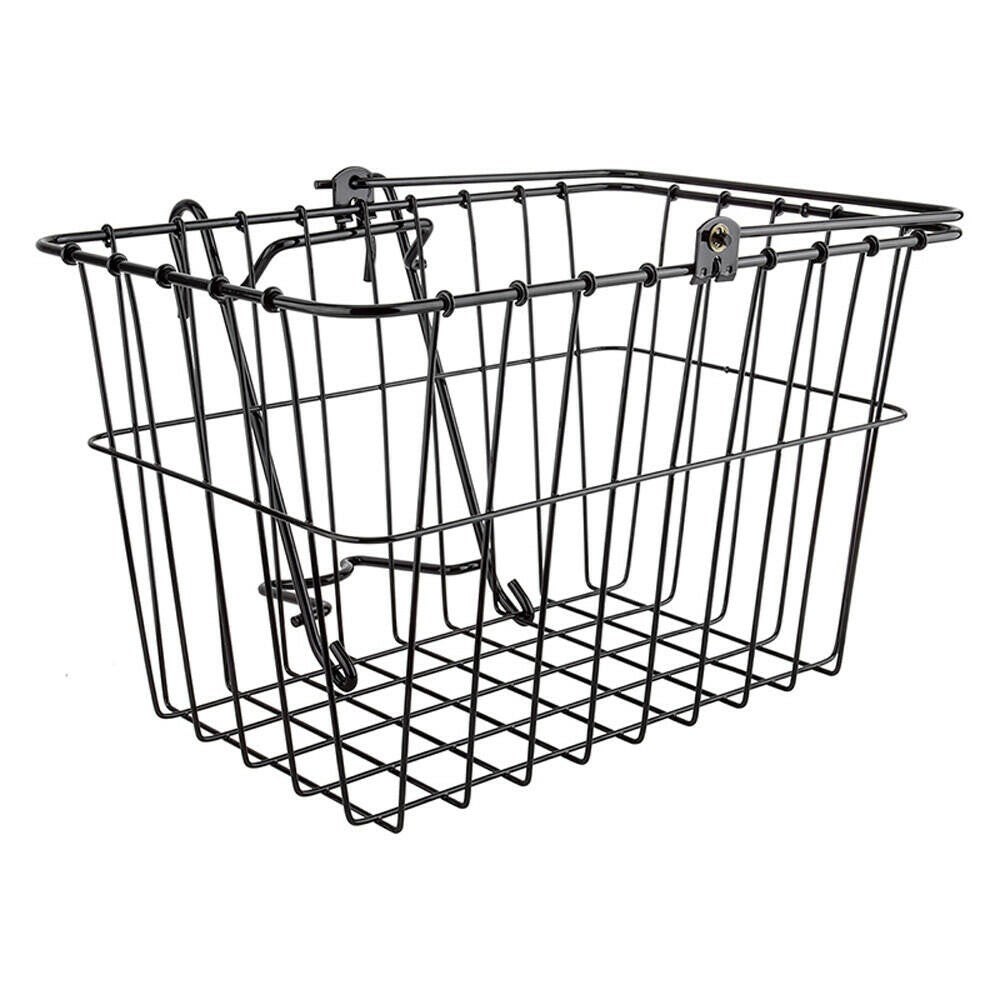 Wald #133GB Front Lift-Off Basket 14.5x9.5x9" + Handlebar Bracket Black Standard 1