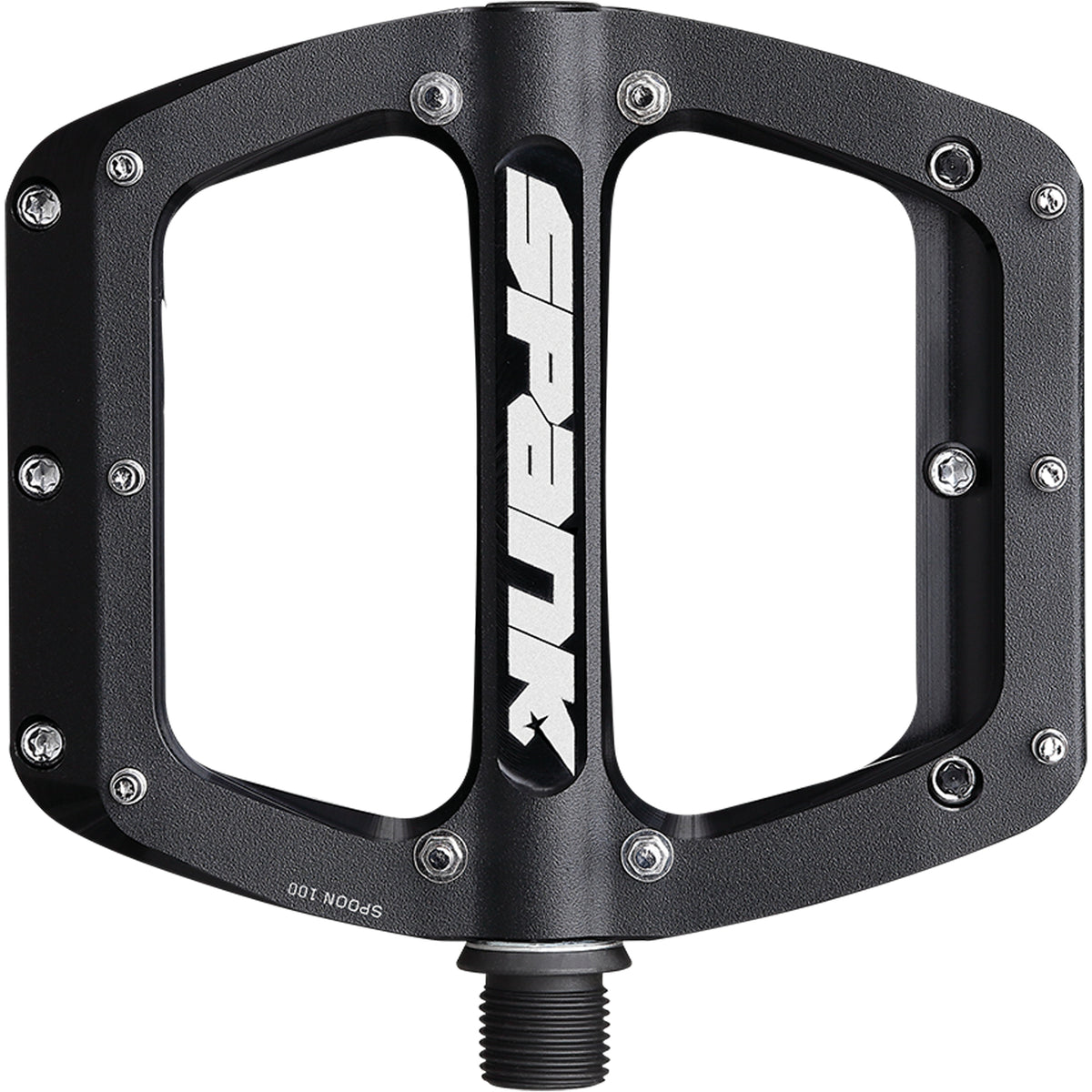 Spank Spoon 100 Pedals - Platform, Aluminum, 9/16", 100mm Wide, Black 2