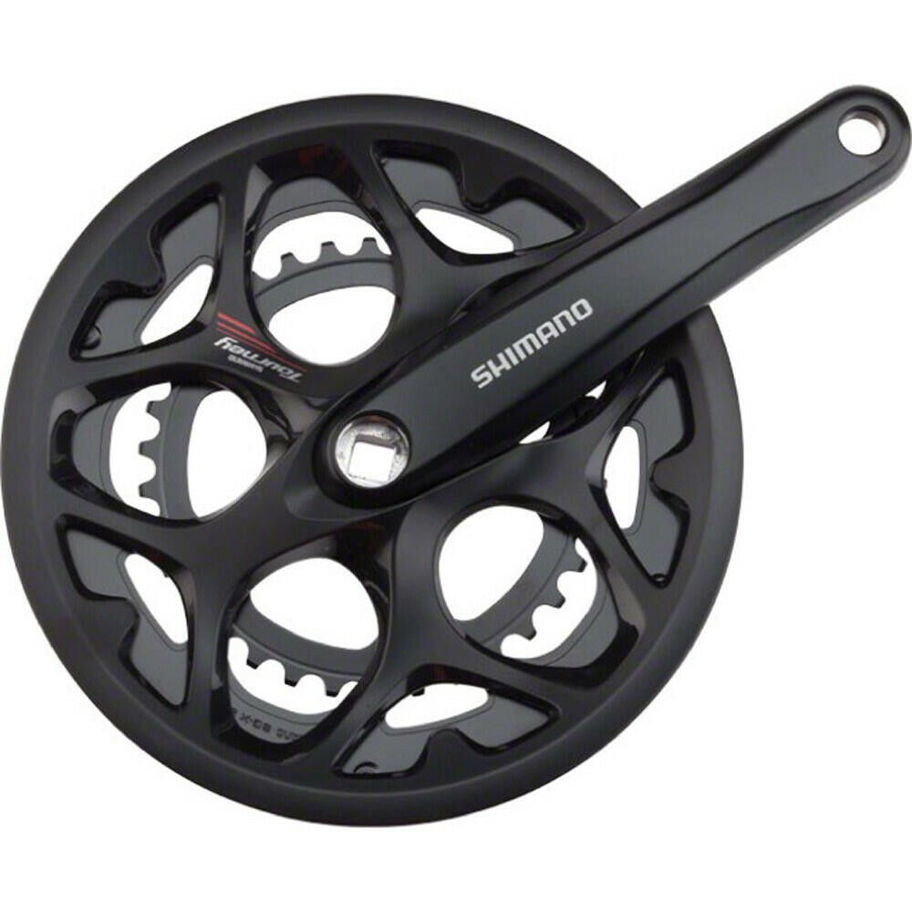 Shimano Tourney Road Double JIS Crankset with Chainguard 7-8sp FC-A070 1
