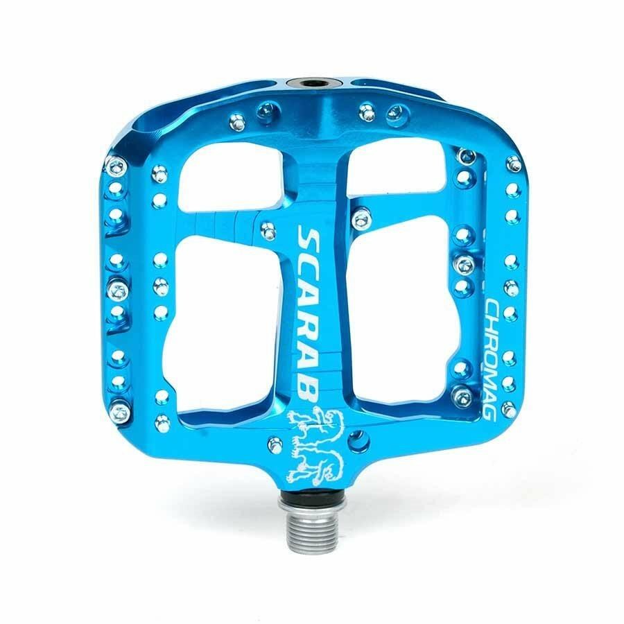 Chromag Scarab Platform pedals Bushing and sealed bearings Aluminium body Blue 1