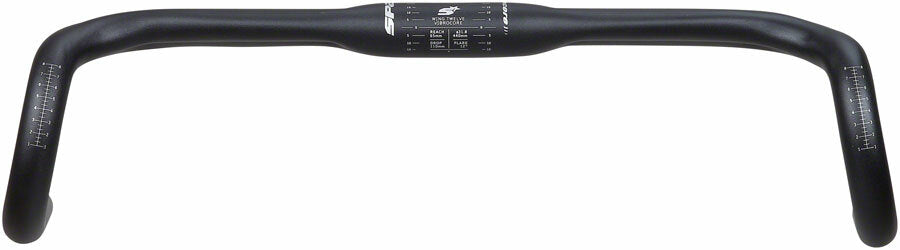 Spank Wing 12 Drop Handlebar - Aluminum 31.8mm 46cm Black 1