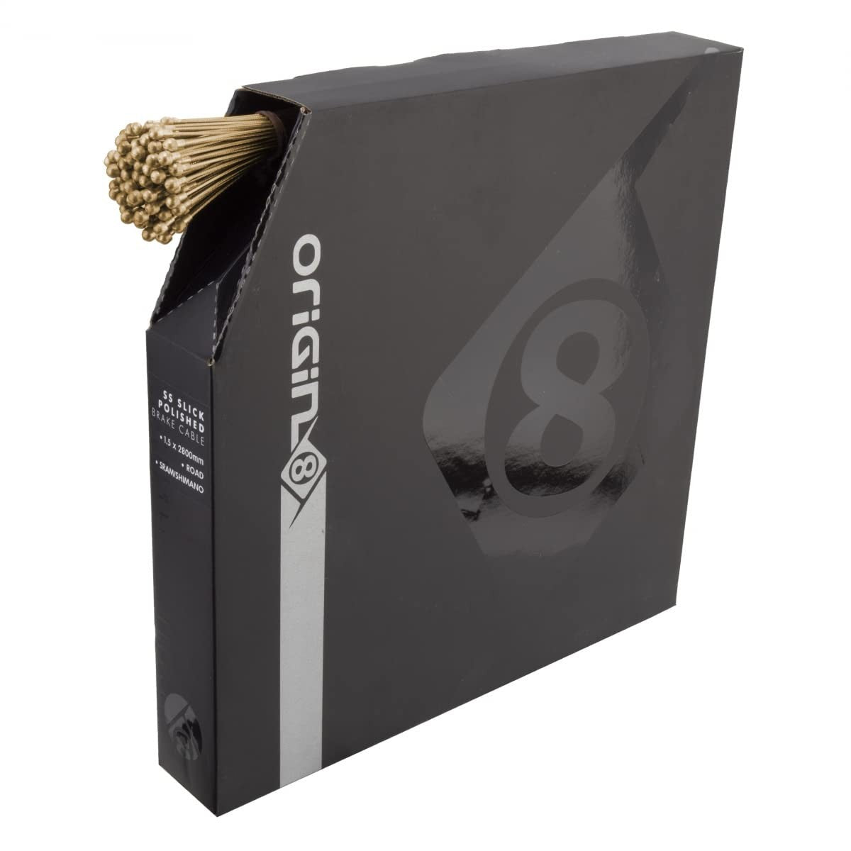 Origin8 Cable Brake Or8 Wire Ss Superslick Electrolysis 1.5X2800 Rd Gd 1