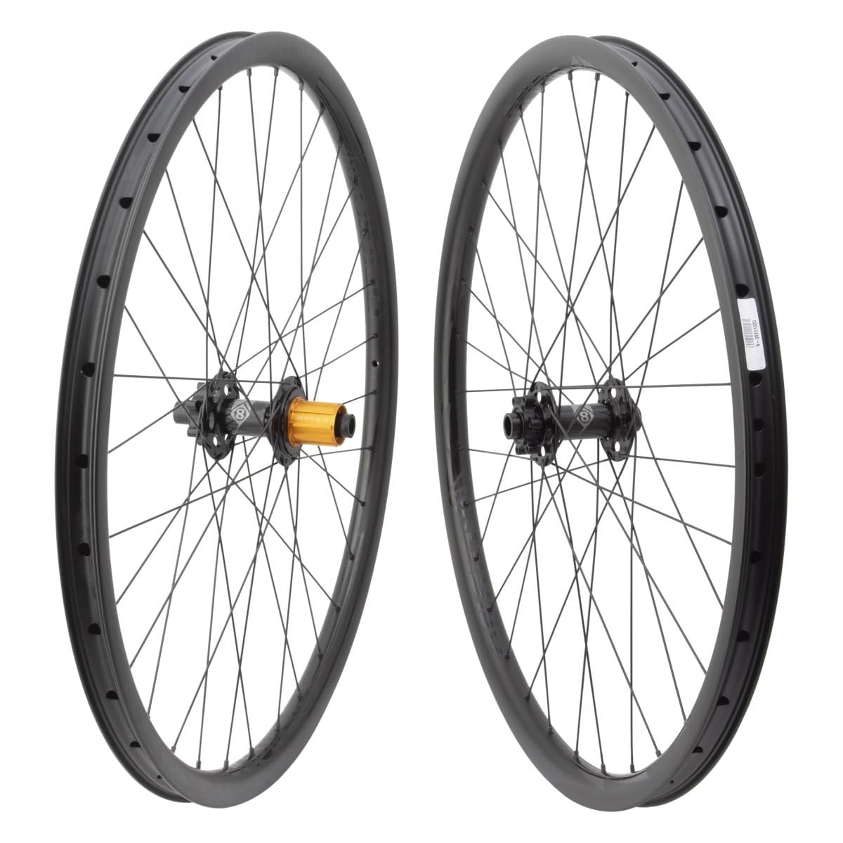 Wheel Master 27.5in Carbon Mountain Disc Double Wall 27.5in Set OR8 Bolt 1