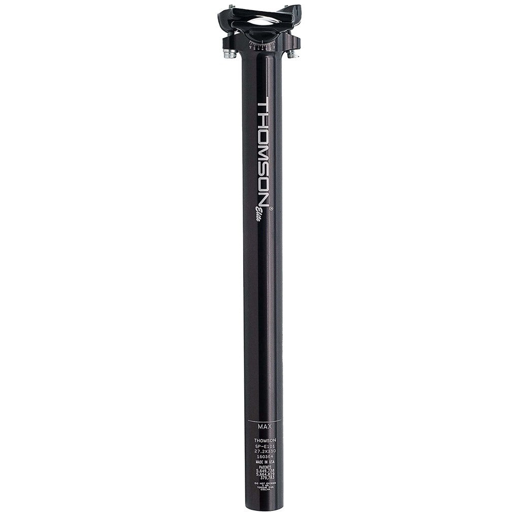 Thomson Elite Straight Seatpost 27.4mm x 410mm, Black, Zero Setback 1