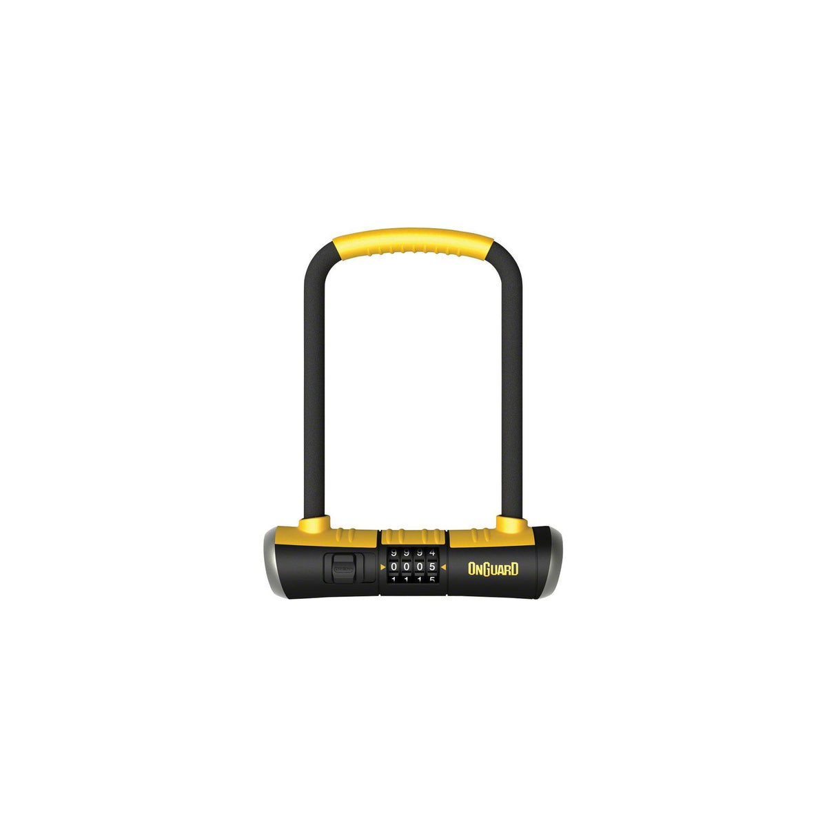 OnGuard Bulldog Combo U-Lock: 4.5 x 9", Black/Yellow 1