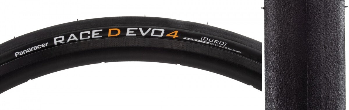 Panaracer Race D Evo4 Tire 700x23 Folding Bead ProTite Puncture Protection Black 1