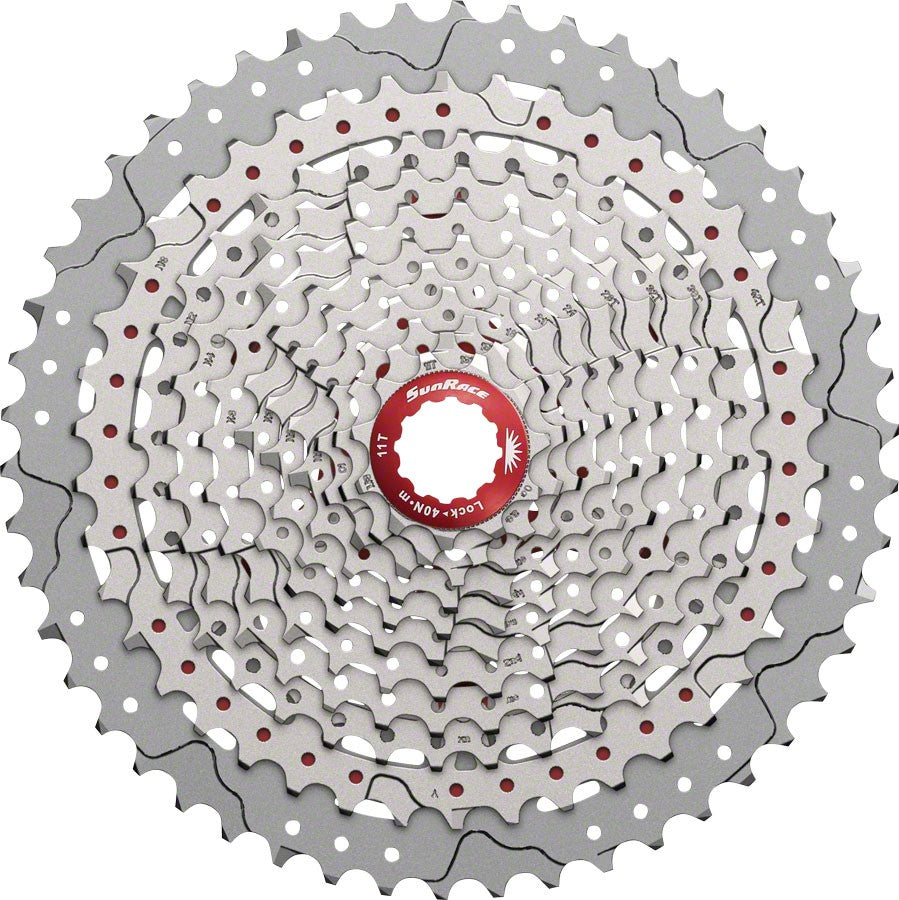 SunRace MX8 Cassette - 11 Speed, 11-50t, Silver 1