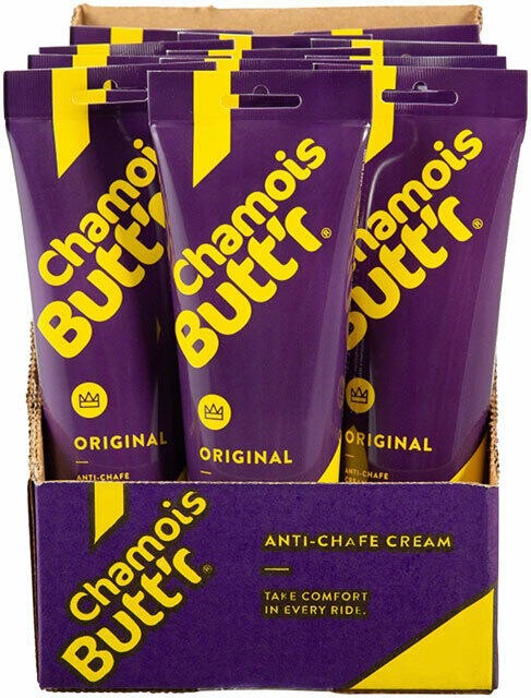 Chamois Butt'r Original 8oz Squeeze Bottles / Box of 12 with POP Display 1