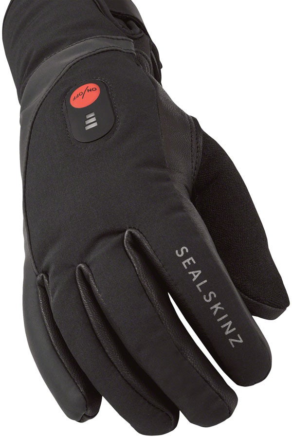 Heated Waterproof Cycling Gloves Black X-Large Full Finger Warm Insulated 4