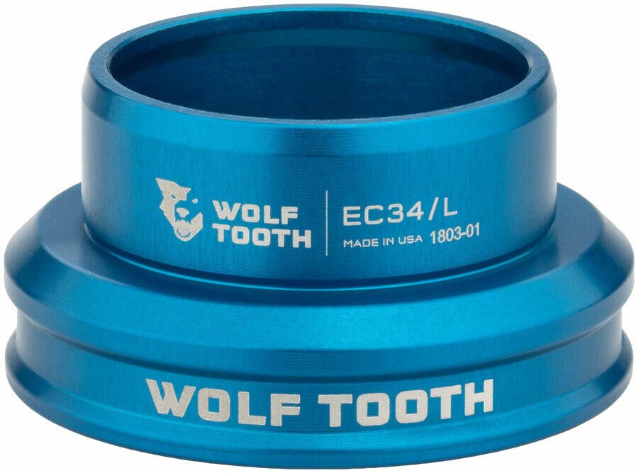 Wolf Tooth Components EC34/30 Lower Headset Blue 1