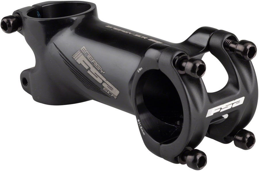 FSA (Full Speed Ahead) Energy SCR Stem - 80mm, 31.8 Clamp, +/-6, Black/Gray 1