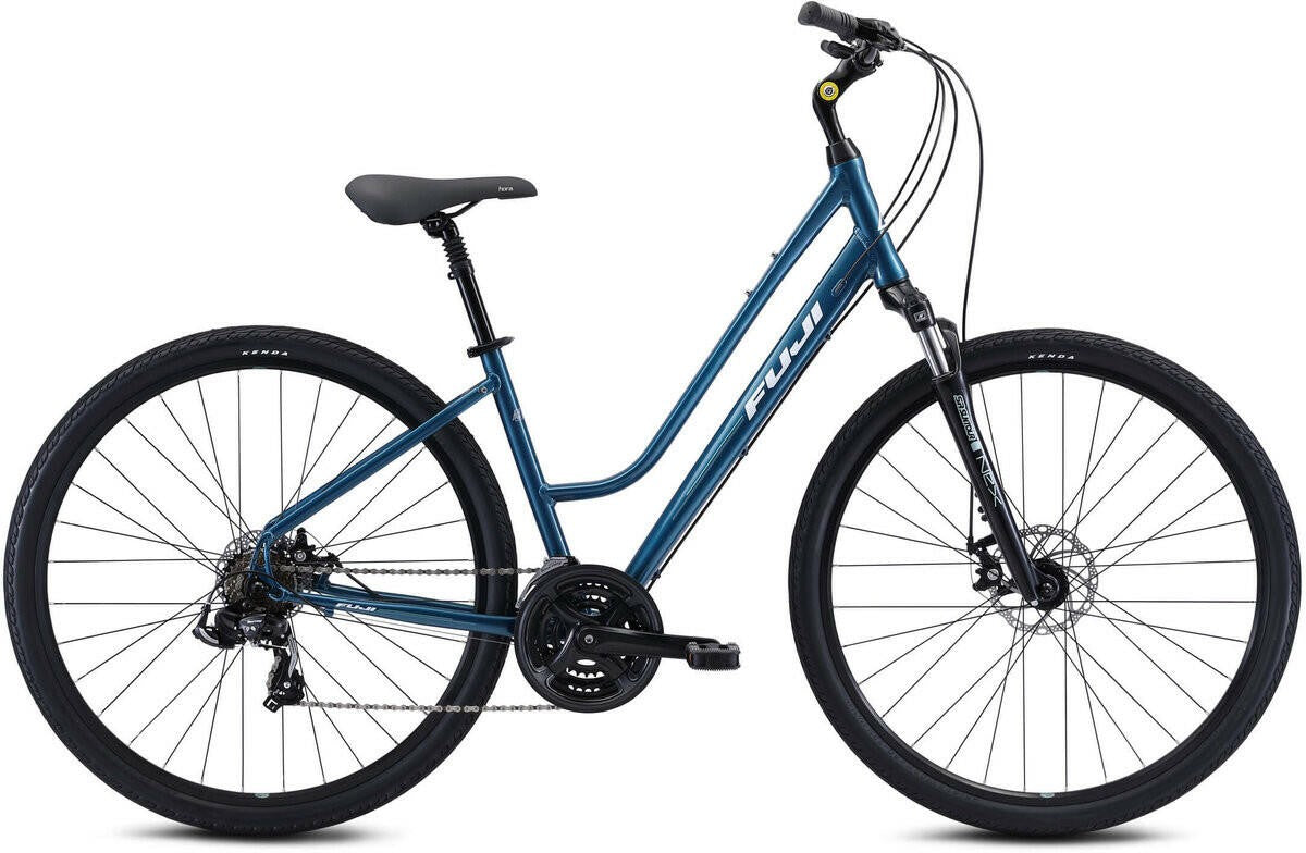 Fuji Crosstown 1.5 LS Hybrid Commuter Bike - Small 15in -Teal 1