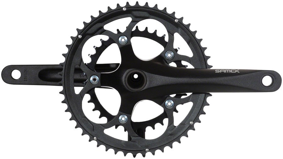 Samox R3 Crankset - 175mm, 11-Speed, 50/34t, 110 bcd, 24mm Spindle, Black 1