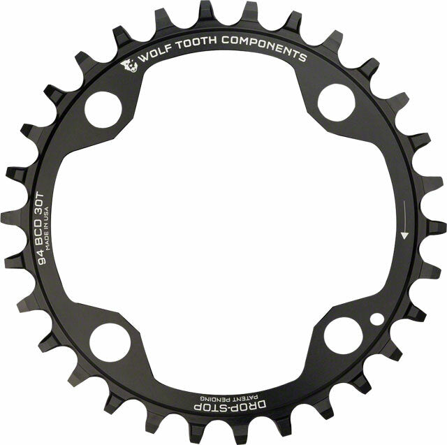 Wolf Tooth Components Drop-Stop Chainring 32T x 94 4-Bolt 1