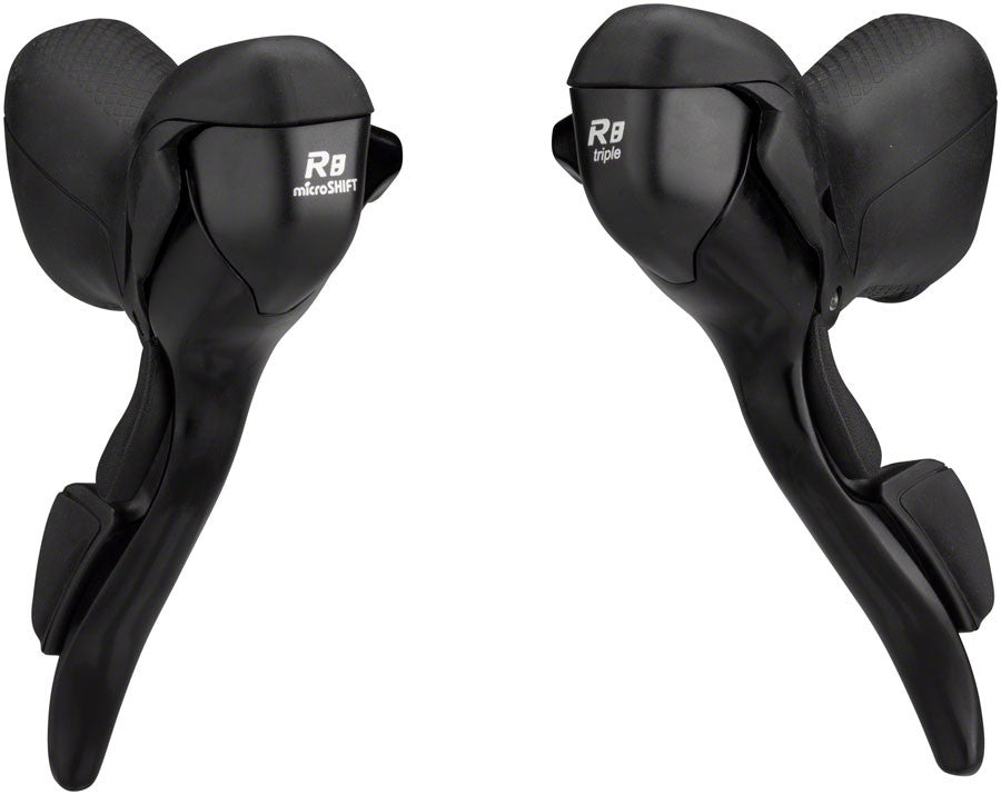 microSHIFT R8 Drop Bar Shift Lever Set 2 x 8-Speed, Shimano Compatible 1