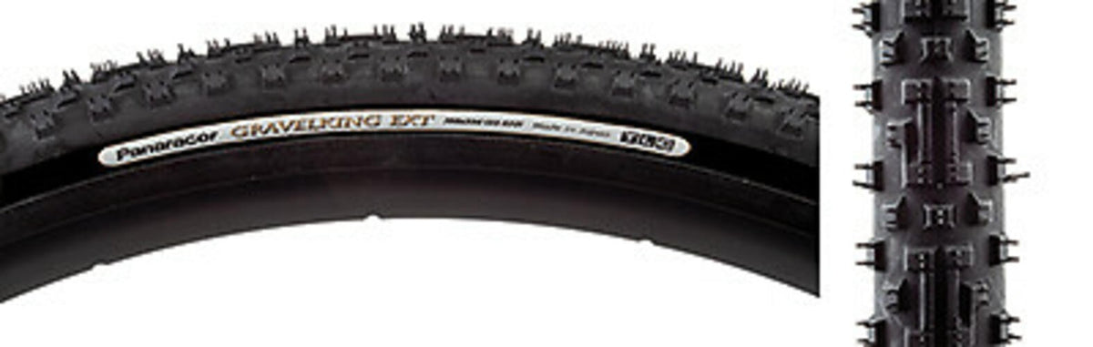 Panaracer GravelKing EXT Knobby 700x33c Tubeless Folding Tire Black 1