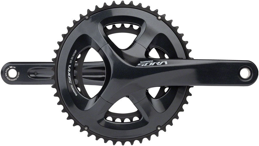 Shimano Sora FC-R3000 Crankset - 165mm, 9-Speed, 50/34t, 110 Asymmetric BCD, 1