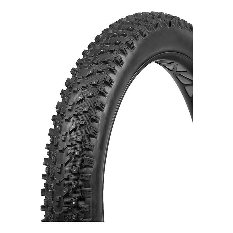 Vee Tire & Rubber SnowShoe XL Studded Tire Vee Xl 26x4.8 Bk Fold Silica Stud 1