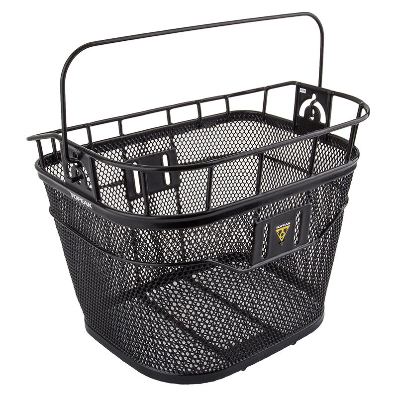 Topeak Handlebar Basket + Fixer QuickClick Mount Black 13x10x10 - TB2001 1