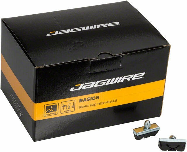Jagwire Basics X-Caliper Brake Pads Threaded Black Box of 50 Pairs 2