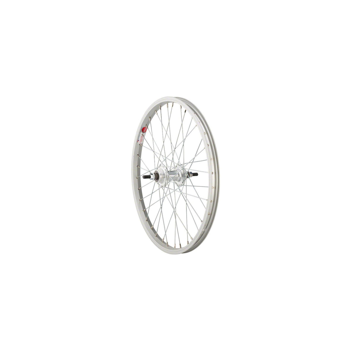 Sta-Tru Rear Wheel 20" x 1.75" Solid Axle, 36 Spokes, Includes Axle Nuts, Silver 1