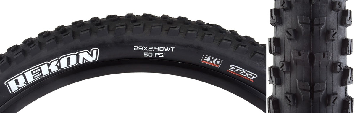 Maxxis Rekon Tire - 29 x 2.4, Tubeless, Folding, Black, Dual, EXO, Wide Trail 1